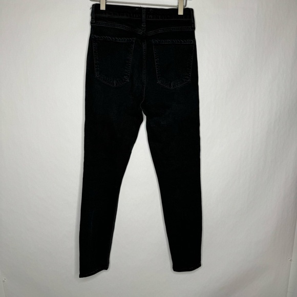 AGOLDE Button Fly High Rise Black Nico Jeans - Picture 4 of 4